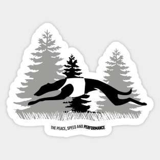 DOG HANDLER T-SHIRT WHITE (LURE COURSING) Sticker